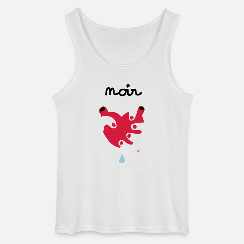 Noir Désir - Gildan Männer Tank Top - Weiß