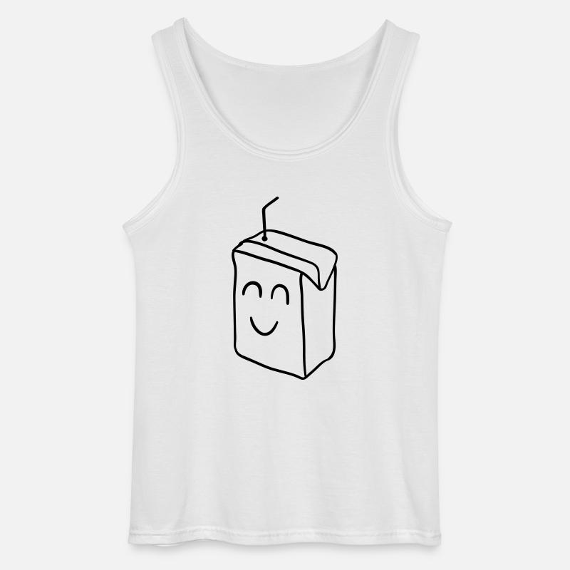 Trinkpäckchen - Gildan Männer Tank Top - Weiß