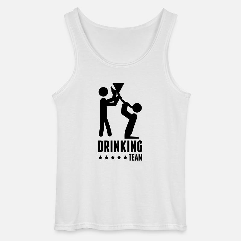 drinking_team_extreme_1 - Gildan Männer Tank Top - Weiß