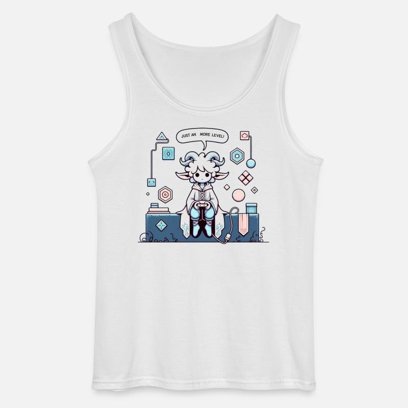 Just One More Level! - Gildan Männer Tank Top - Weiß