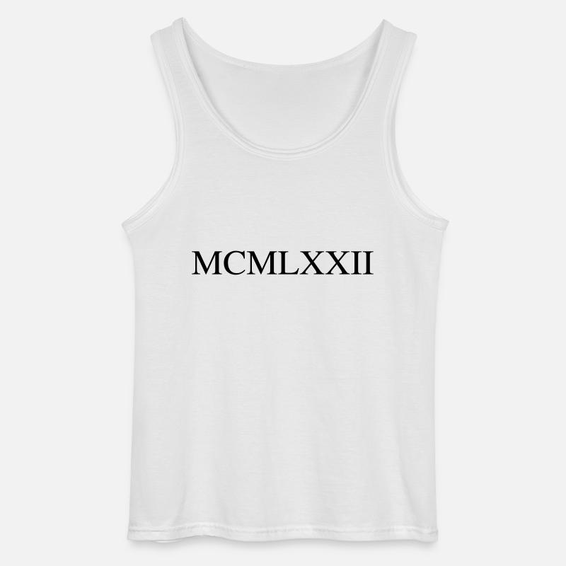 1972 - Gildan Männer Tank Top - Weiß