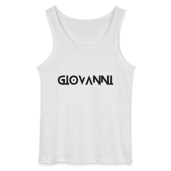 Giovanni - Gildan Männer Tank Top - Weiß - Vorne - AI Model Male 185 dark (185cm)
