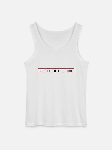 Push it to the limit - Gildan Men’s Tank Top - white