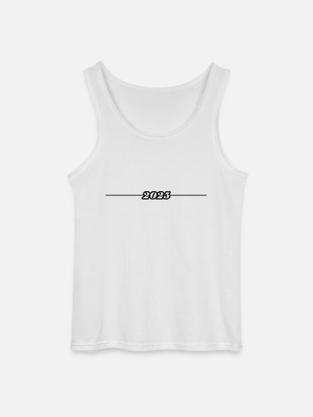 2025 Line - Gildan Men’s Tank Top - white