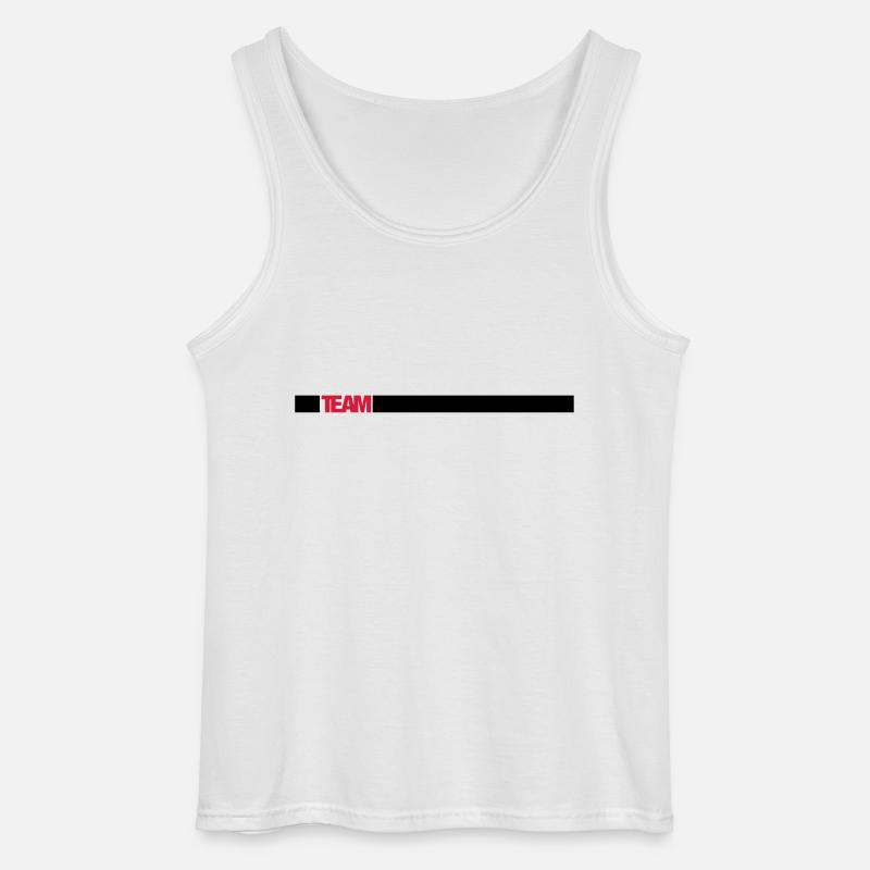 Team - Gildan Männer Tank Top - Weiß