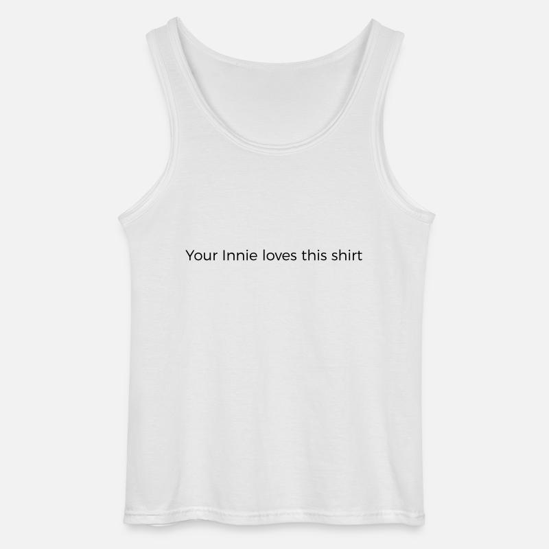 Your Innie - Gildan Männer Tank Top - Weiß