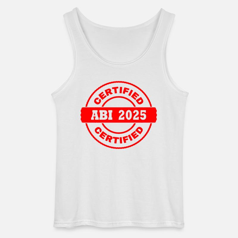 Abi 2025 - Gildan Männer Tank Top - Weiß