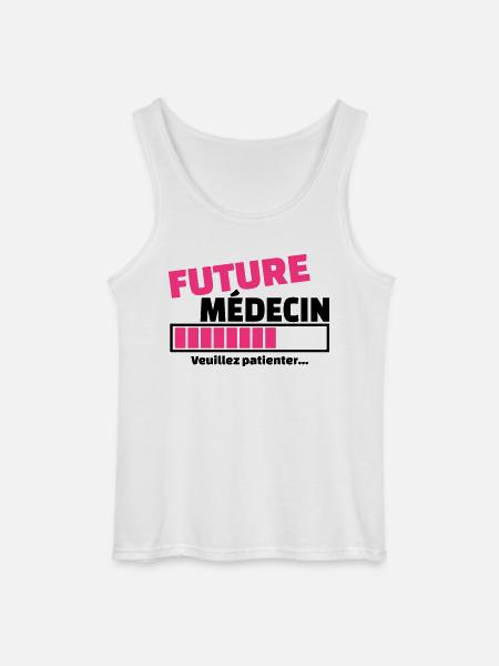 future médecin - Débardeur Gildan Homme - blanc
