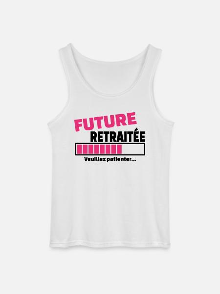 future retraitée - Débardeur Gildan Homme - blanc