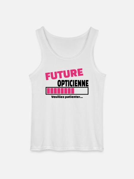 future opticienne - Débardeur Gildan Homme - blanc