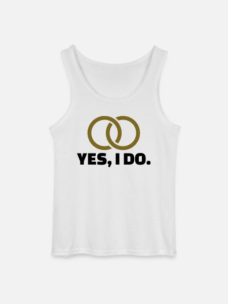 Yes I do - Gildan Men’s Tank Top - white