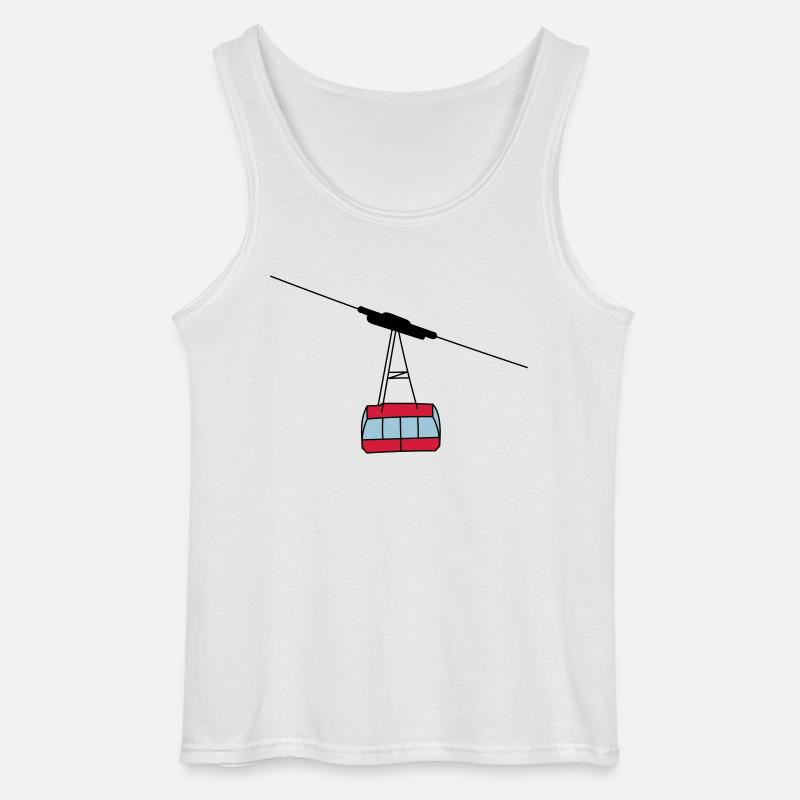 Gondel - Gildan Männer Tank Top - Weiß