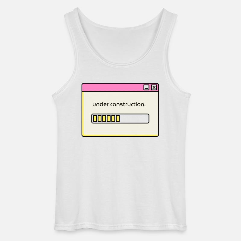 under constrcution. - Gildan Männer Tank Top - Weiß