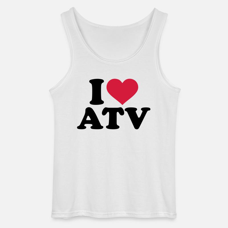 ATV - Gildan Männer Tank Top - Weiß