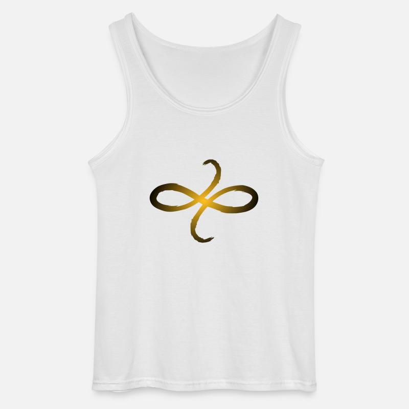 Simboli celtici amicizia idea regalo - Canotta da uomo Gildan - bianco