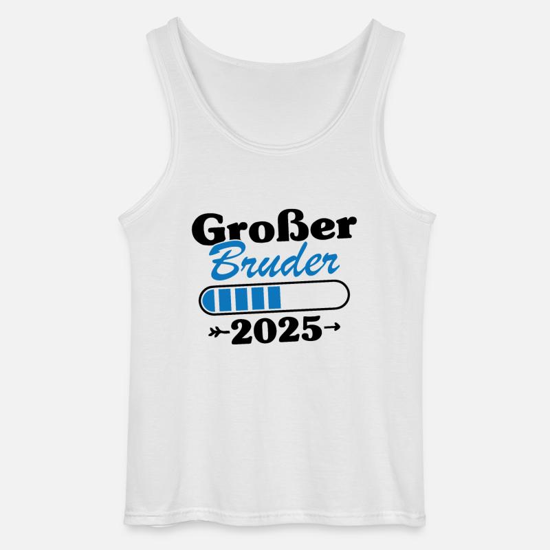 Großer Bruder Loading 2025 - Gildan Männer Tank Top - Weiß