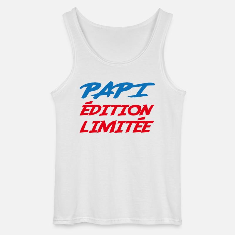 PAPI Limitierte Auflage - Gildan Männer Tank Top - Weiß