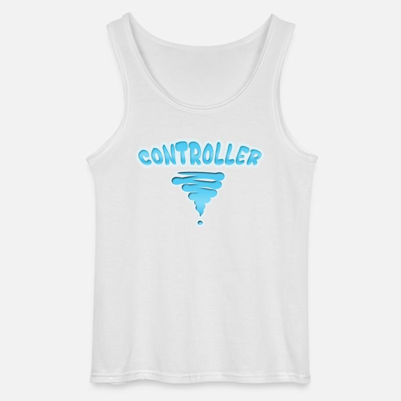 Controller as a profession - Gildan Men’s Tank Top - white