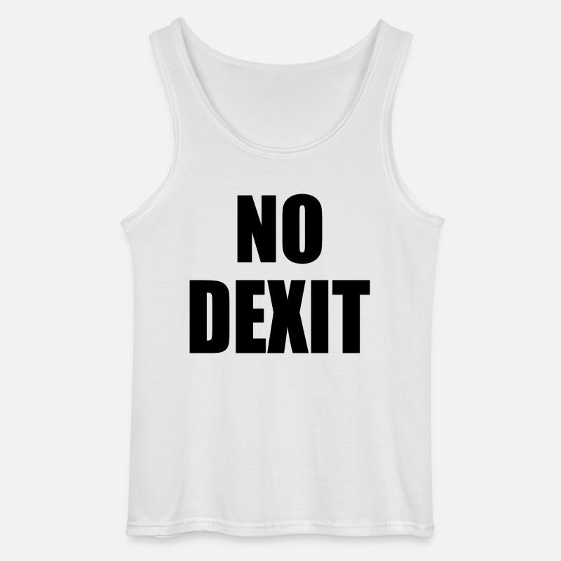 No dexit - Gildan Men’s Tank Top - white