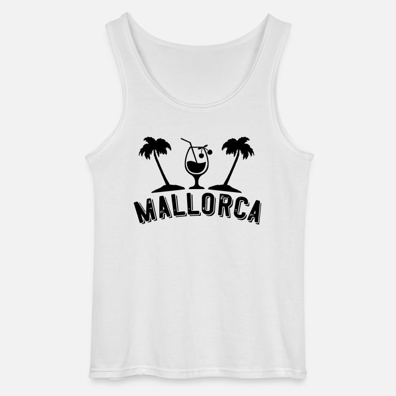 mallorca - Gildan Männer Tank Top - Weiß