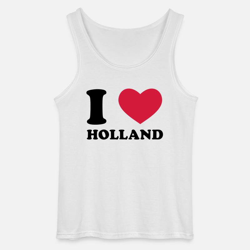 holland - Gildan Männer Tank Top - Weiß