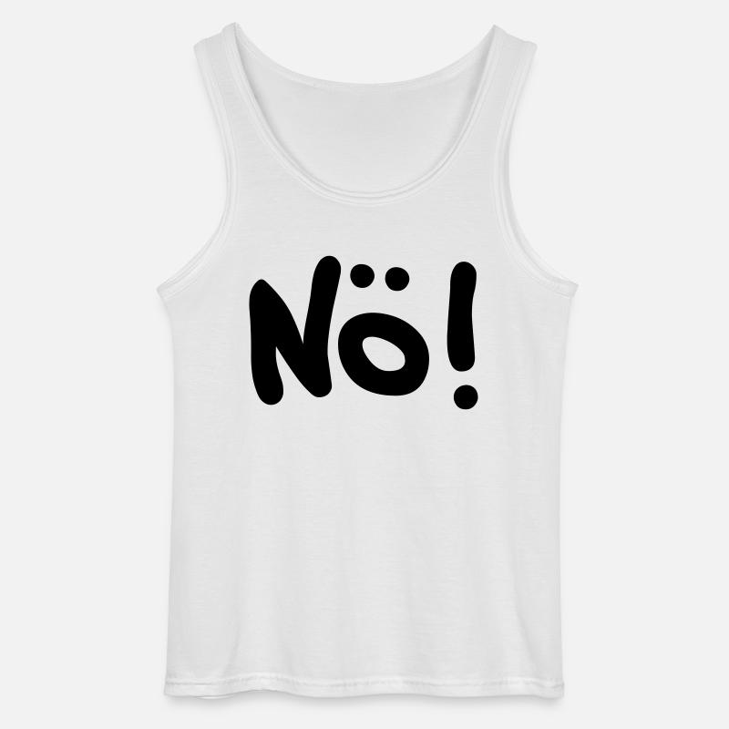 Nö! - Gildan Männer Tank Top - Weiß