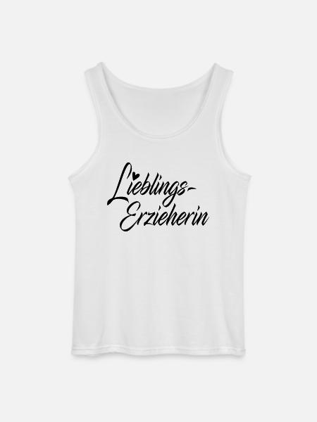 Lieblingserzieherin - Gildan Männer Tank Top - Weiß