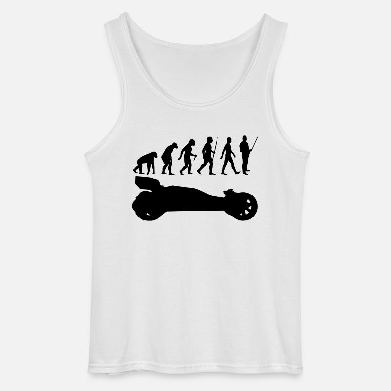 Evolution rc car - Gildan Männer Tank Top - Weiß