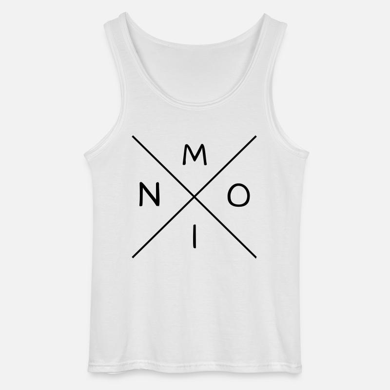 Moin - Gildan Männer Tank Top - Weiß