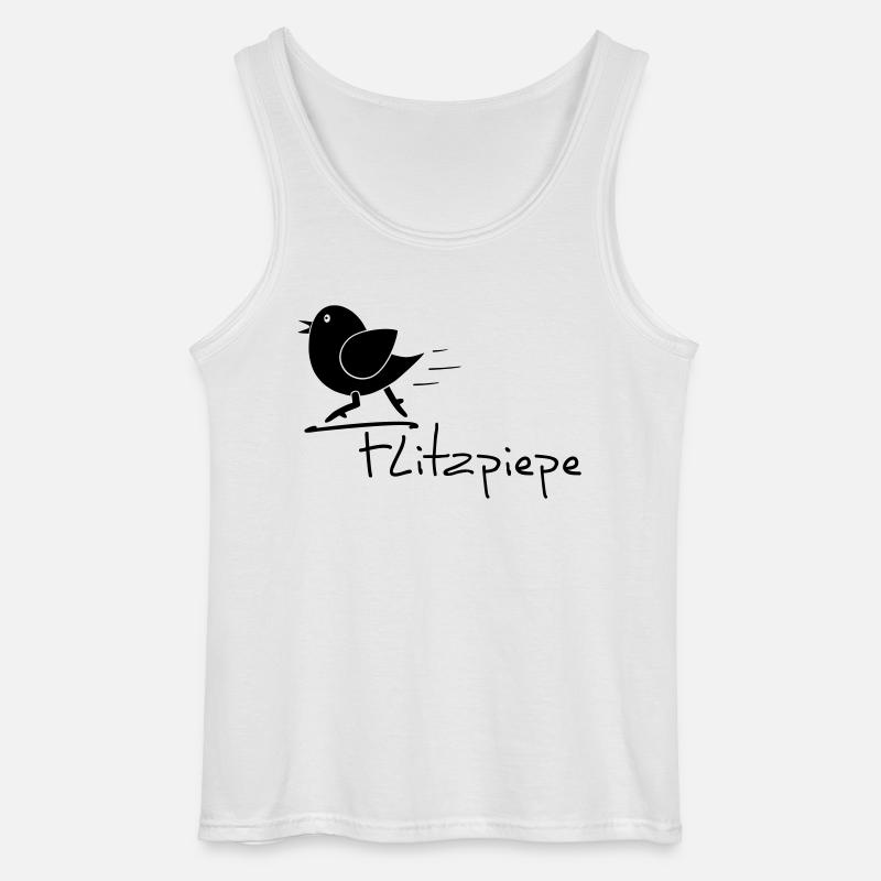Flitzpiepe - Gildan Männer Tank Top - Weiß