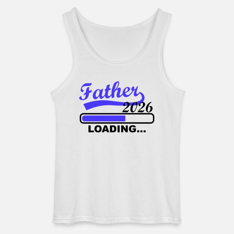 Father 2026 Loading Loading - Gildan Men’s Tank Top - white