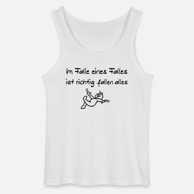 Im Falle eines Falles - Gildan Männer Tank Top - Weiß