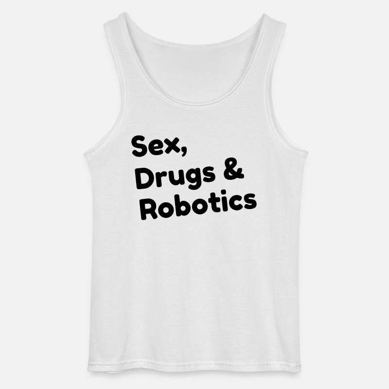 Robotik / Roboter / Robot / Robotics - Gildan Männer Tank Top - Weiß