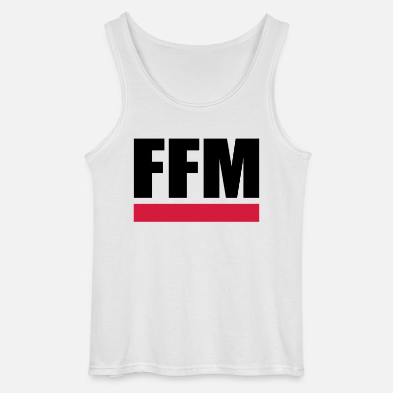 FFM - Frankfurt am Main - Gildan Männer Tank Top - Weiß
