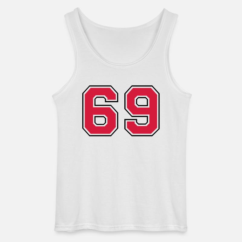 69__f2 - Gildan Männer Tank Top - Weiß