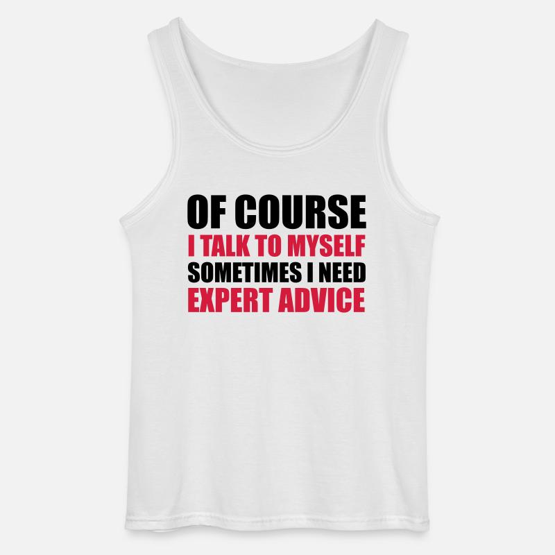Expert Advice - Gildan Männer Tank Top - Weiß