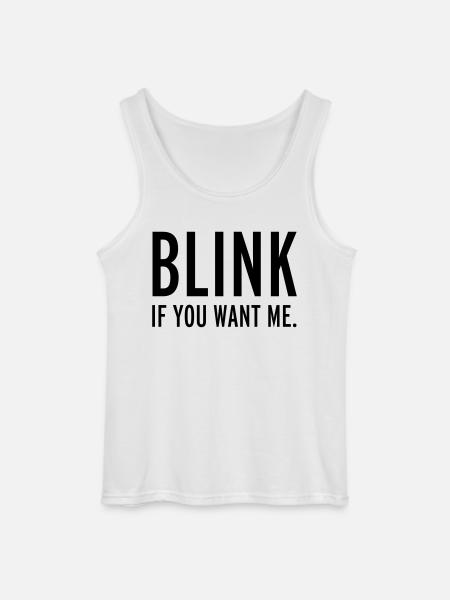 Blink - Gildan Men’s Tank Top - white