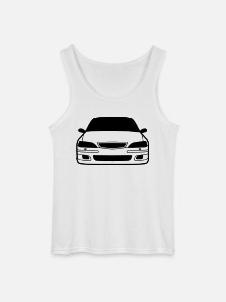 JDM Car eyes Accord | T-shirts JDM - Gildan tanktopp herr - vit