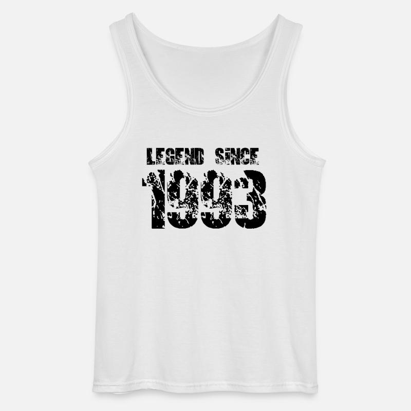 Legend since 1993 - Gildan Männer Tank Top - Weiß