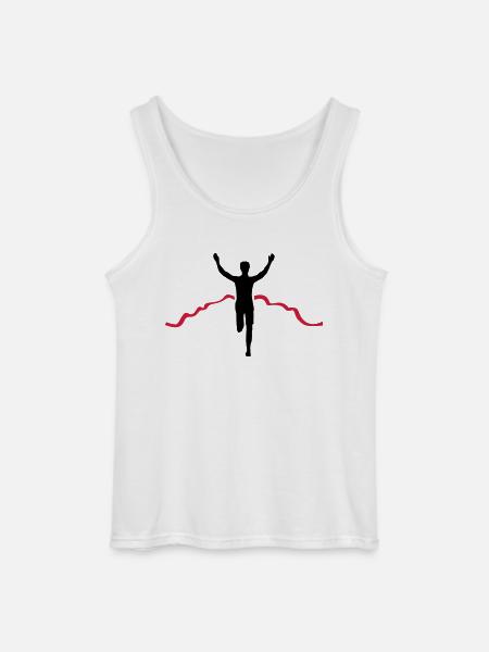 Jogger Ziel - Gildan Männer Tank Top - Weiß