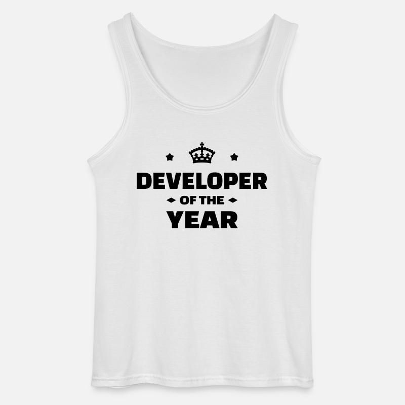Entwickler / Informatiker / Programmierer / - Gildan Männer Tank Top - Weiß