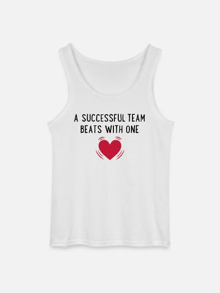 team - Gildan Men’s Tank Top - white