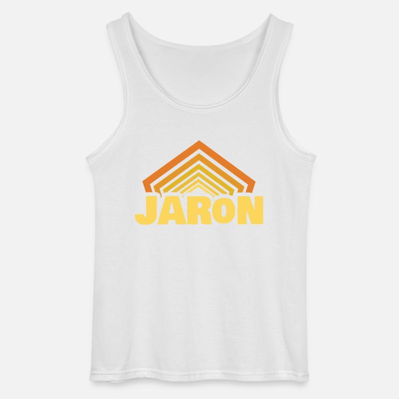 Jaron - Gildan Männer Tank Top - Weiß