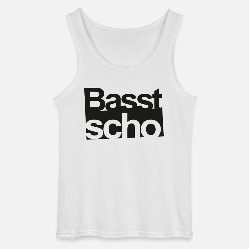basst_scho_1C2 - Gildan Männer Tank Top - Weiß