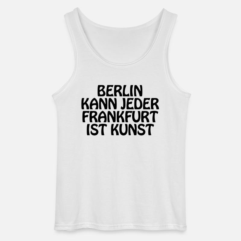 Berlin kann jeder - FFM - Gildan Männer Tank Top - Weiß