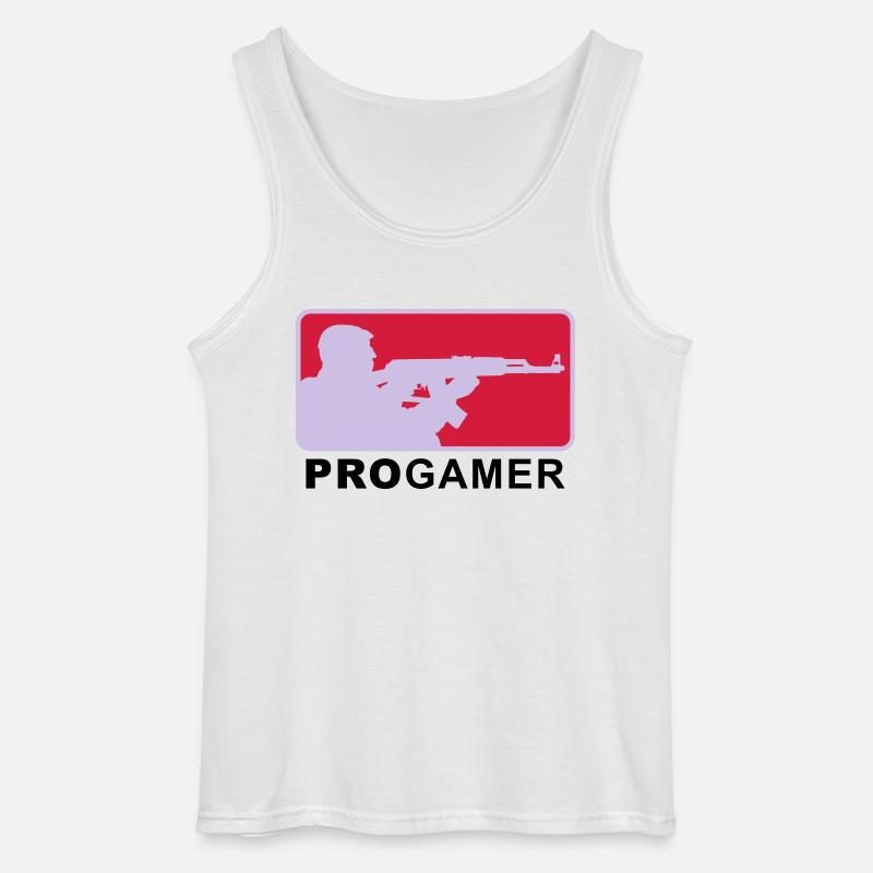 progamer_2011_4_3c - Gildan Männer Tank Top - Weiß