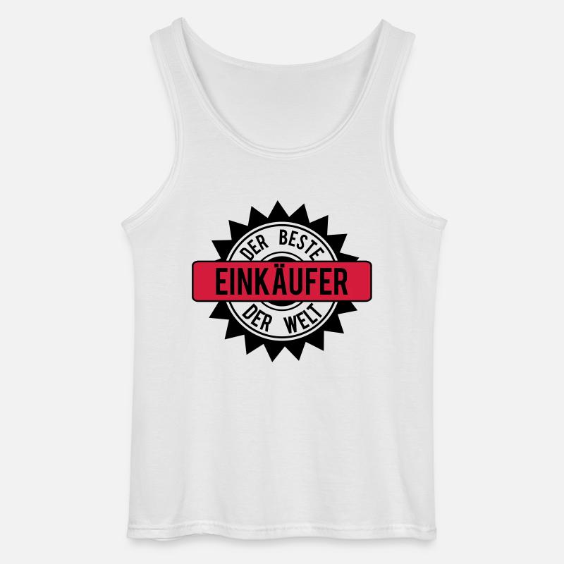 der beste einkaufer 2c - Gildan Männer Tank Top - Weiß