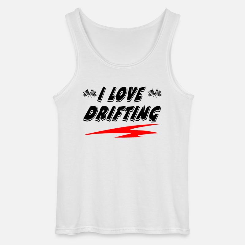 Auto - Gildan Männer Tank Top - Weiß