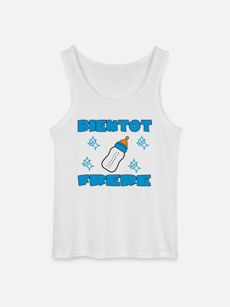 SOON BROTHER - Gildan Men’s Tank Top - white