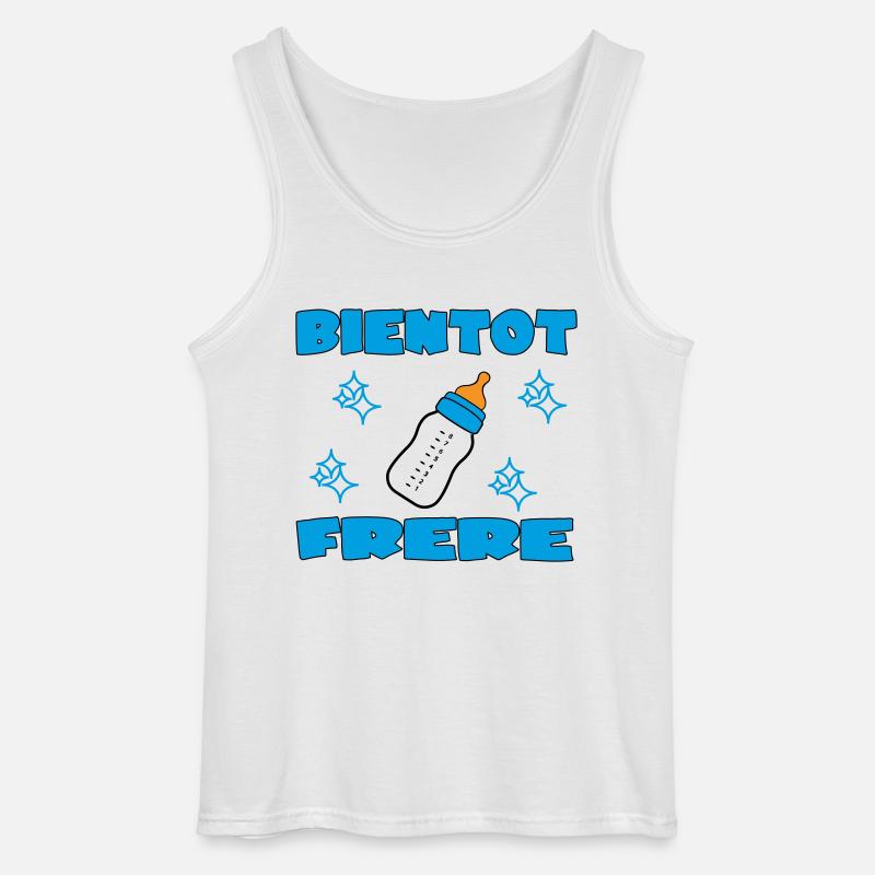 BALD BRÜDER - Gildan Männer Tank Top - Weiß